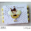 TINY TOWNIE BUSY BEE RUBBER STAMP (INCLUDES 2 SENTIMENTS)